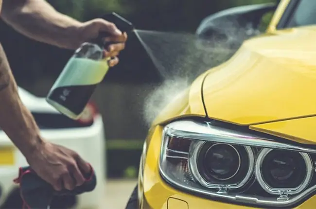 Waterless car wash